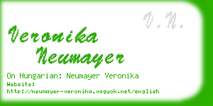 veronika neumayer business card